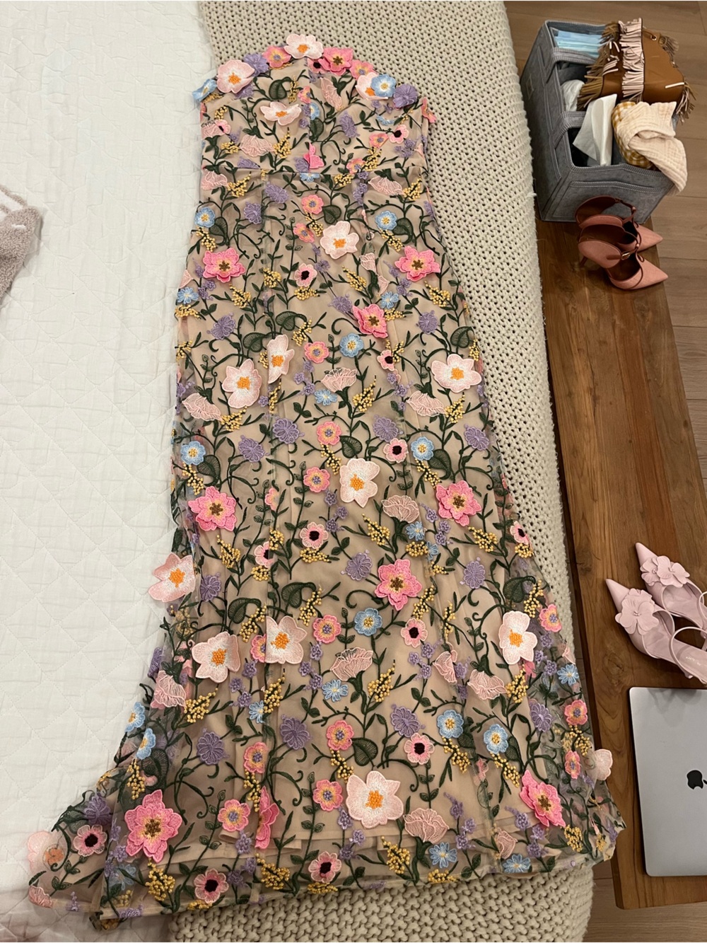 Elliatt Nydia Gown Milti Floral - Picture 5 of 6